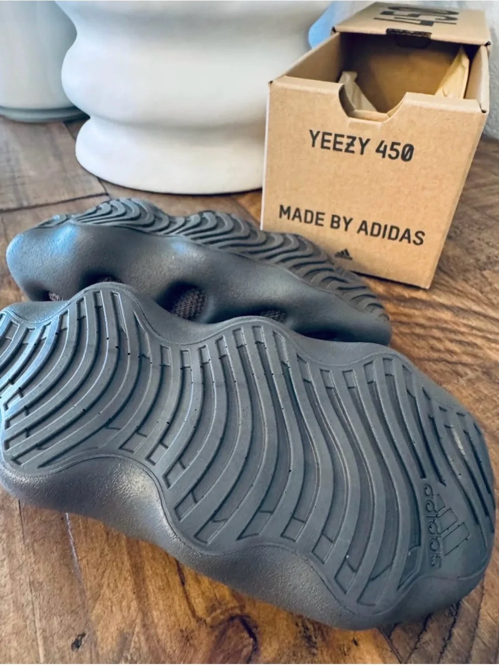 Yeezy 450 by Adidas in dark Gray